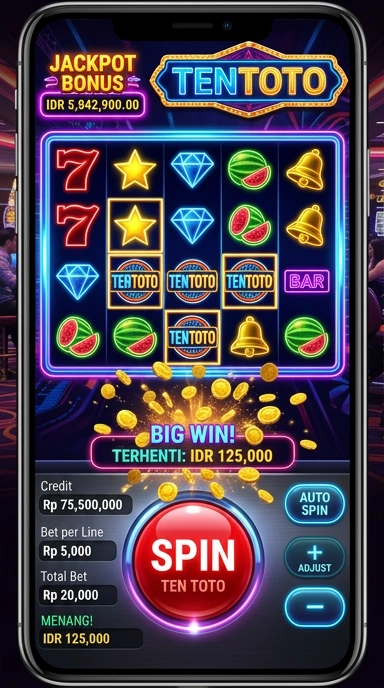 Cuplikan layar menu unduhan tentoto untuk perangkat Android